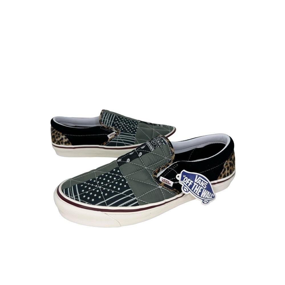 Vans Classic Slip-On 9 Anaheim Factory Quilted Mix Bandana Leopard VN0A5HZN9GU